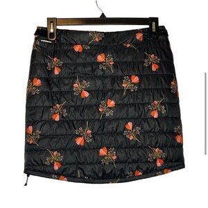 Maloja floral print puffer skirt women’s small